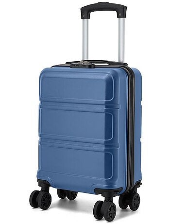Valise cabine - 44x30.5x20 cm, rigide abs, 4 roues 360°, serrure tsa - kono