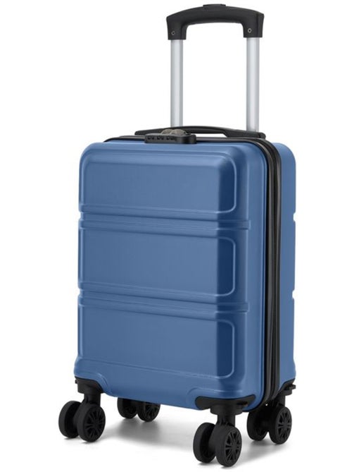 Valise cabine - 44x30.5x20 cm, rigide abs, 4 roues 360°, serrure tsa - kono - Kiabi Valise cabine - 44x30.5x20 cm, rigide abs, 4 roues 360°, serrure tsa - kono - Kiabi