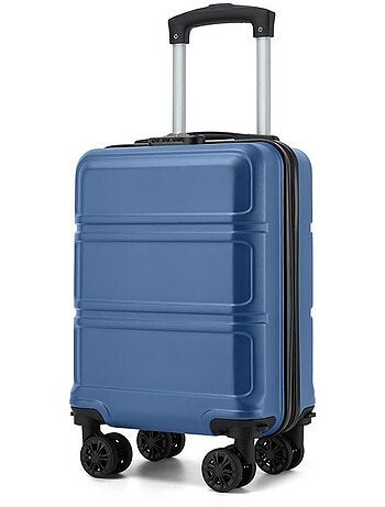 Valise cabine - 45.5x35.5x20 cm abs 4 roulettes serrure tsa - kono