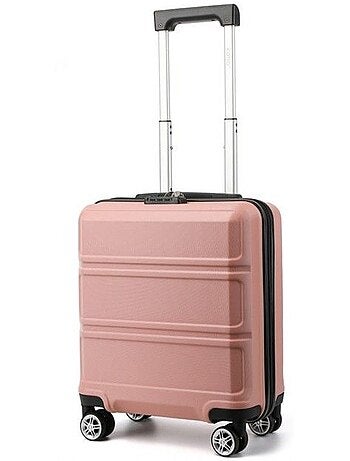 Valise cabine - 45x20x35 cm abs 4 roulettes serrure tsa - kono