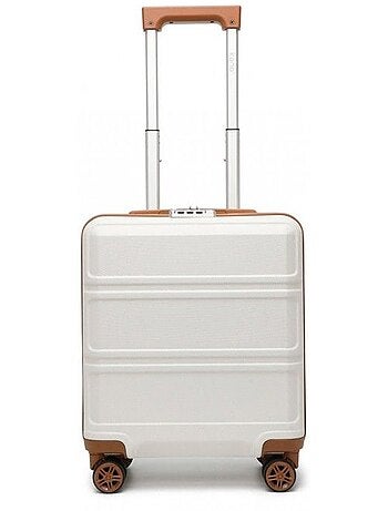 Valise cabine - 45x35x20 cm abs 4 roulettes serrure tsa - kono