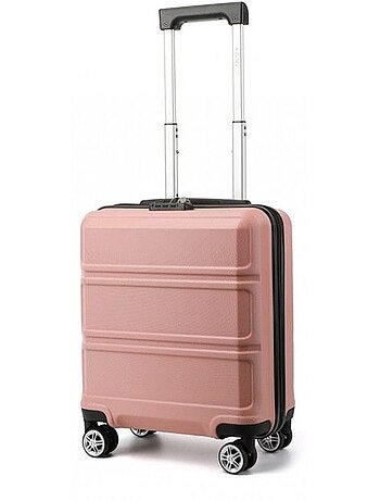 Valise cabine - 45x35x20 cm abs 4 roulettes serrure tsa - kono