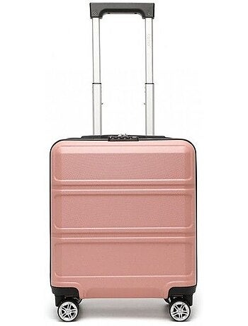 Valise cabine - 45x35x20 cm abs 4 roulettes serrure tsa - kono