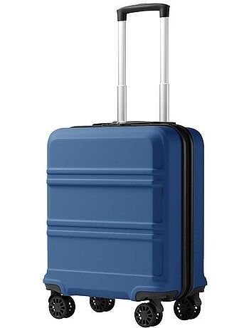 Valise cabine - 45x36x20 cm abs 4 roulettes serrure tsa - kono