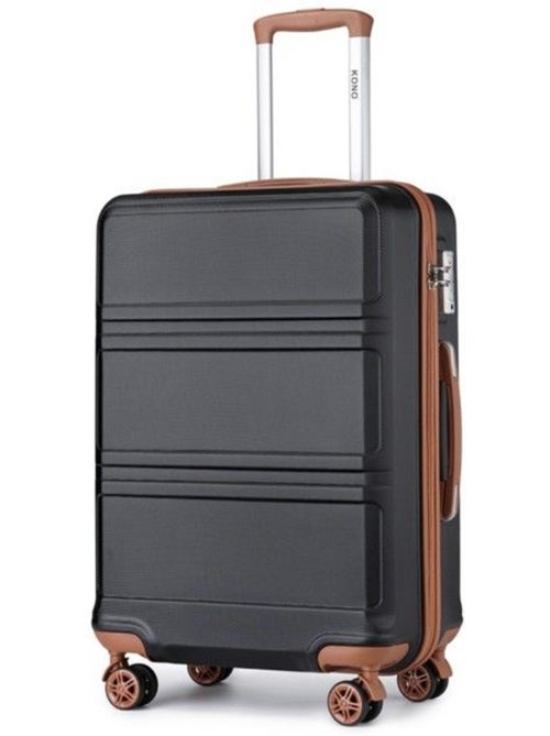 Valise cabine - 51.5x38x21 cm, rigide abs, 4 roues 360°, serrure tsa - kono - Kiabi