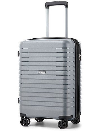 Valise cabine - 53.5x37x24 cm polypropylène 4 roulettes serrure tsa - kono