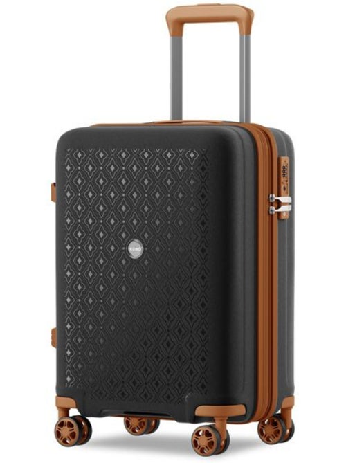 Valise cabine - 53.5x37x24 cm polypropylène 4 roulettes serrure tsa - kono - Kiabi Valise cabine - 53.5x37x24 cm polypropylène 4 roulettes serrure tsa - kono - Kiabi