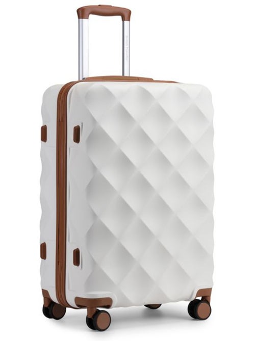 Valise cabine - 53x35x21 cm, 4 roues 360°, serrure tsa - british traveller - Kiabi Valise cabine - 53x35x21 cm, 4 roues 360°, serrure tsa - british traveller - Kiabi