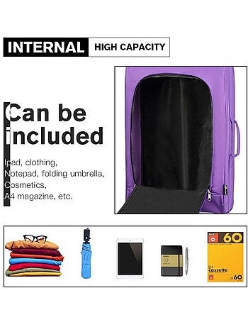 Valise cabine - 53x36x18 cm, souple - kono