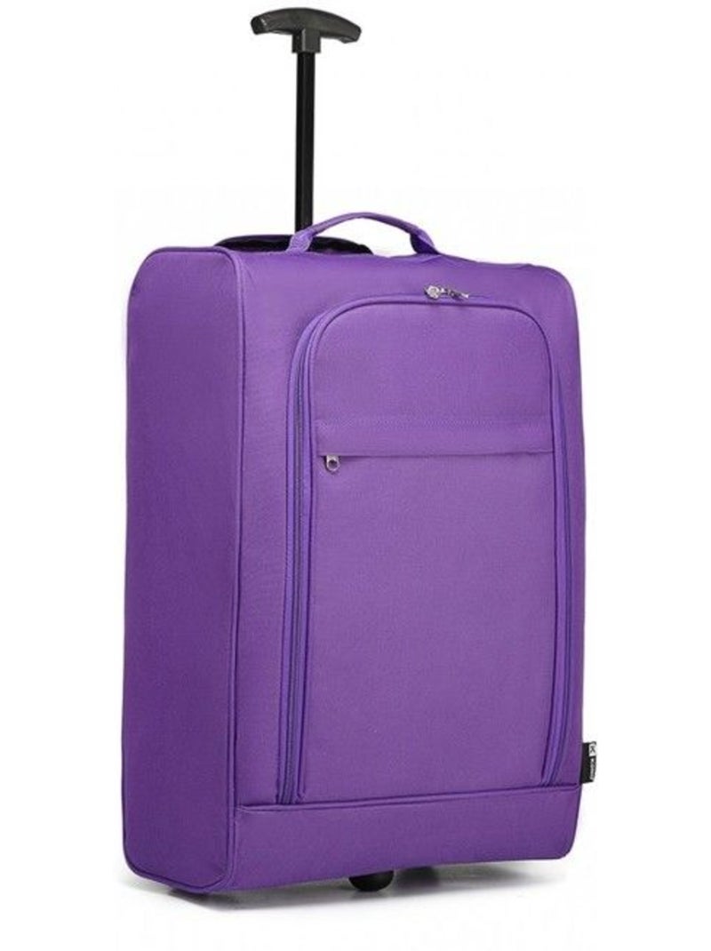 Valise cabine - 53x36x18 cm, souple - kono Violet - Kiabi