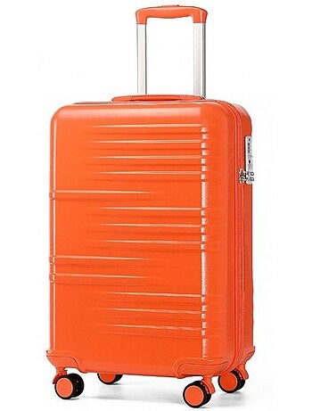 Valise cabine - 54x36.5x21.5 cm abs+pc 4 roulettes serrure tsa - british traveller
