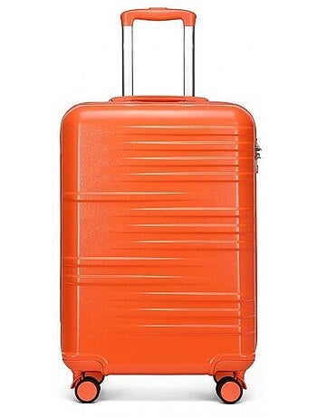 Valise cabine - 54x36.5x21.5 cm abs+pc 4 roulettes serrure tsa - british traveller