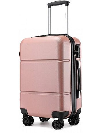 Valise cabine - 54x37.5x22 cm, rigide abs, serrure à code - kono
