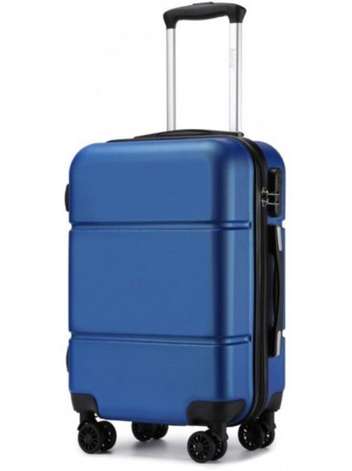 Valise cabine - 54x37x22 cm, rigide abs, 4 roues, serrure à code - kono - Kiabi Valise cabine - 54x37x22 cm, rigide abs, 4 roues, serrure à code - kono - Kiabi