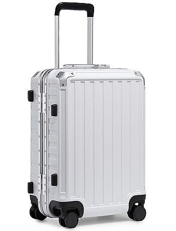 Valise cabine - 54x38x24 cm rigide 4 roulettes serrure tsa - kono