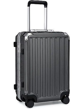 Valise cabine - 54x38x24 cm rigide 4 roulettes serrure tsa - kono