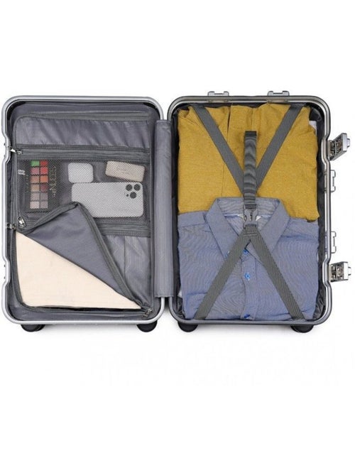 Valise cabine - 54x38x24.5 cm 4 roulettes serrure tsa - kono - Kiabi Valise cabine - 54x38x24.5 cm 4 roulettes serrure tsa - kono - Kiabi