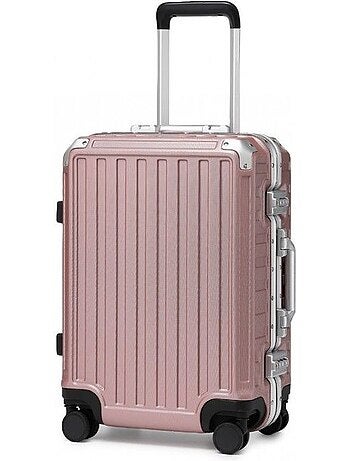 Valise cabine - 54x38x24.5 cm, polycarbonate, 4 roues 360°, serrure tsa - kono