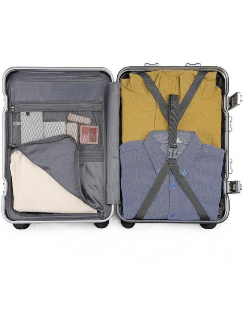 Valise cabine - 54x38x24.5 cm, polycarbonate, 4 roues 360°, serrure tsa - kono Rose - Kiabi