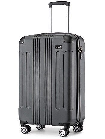 Valise cabine - 55x35x20 cm abs + pc 49 l tsa - kono