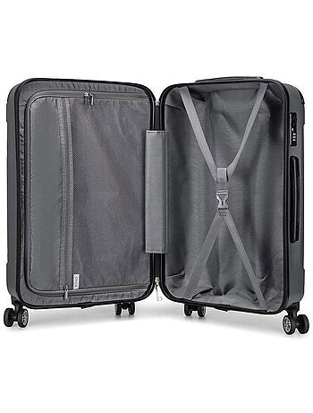 Valise cabine - 55x35x20 cm abs + pc 49 l tsa - kono