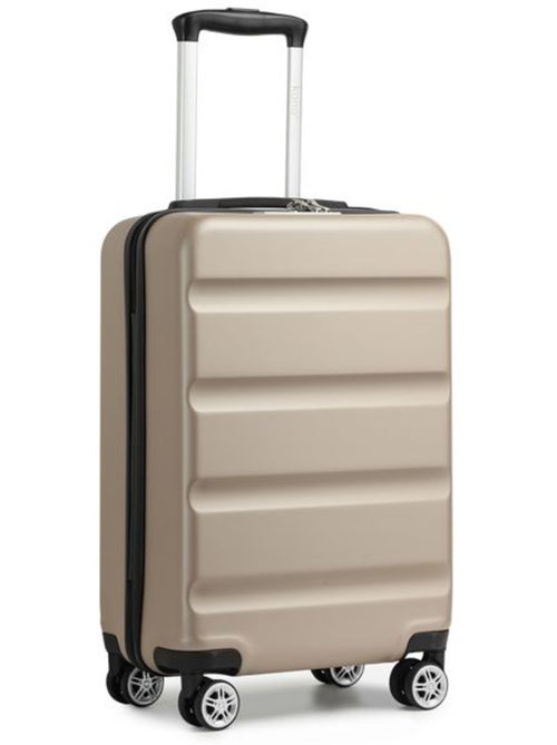 Valise cabine - 55x35x22 cm, rigide abs + pc, 4 roues, serrure tsa - kono - Kiabi