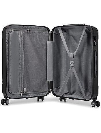 Valise cabine - 55x36x21.5 cm abs 4 roulettes - kono