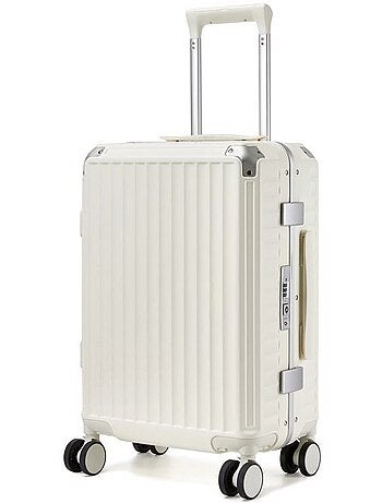 Valise cabine - 55x37.5x25 cm rigide 4 roulettes serrure tsa - kono