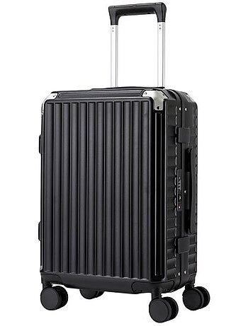 Valise cabine - 55x37.5x25 cm rigide 4 roulettes serrure tsa - kono
