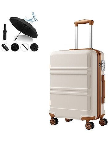Valise cabine - 55x38x20 cm abs 4 roulettes - kono