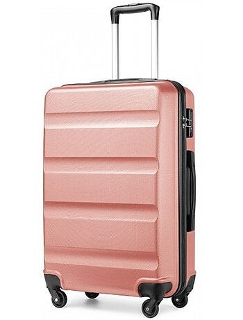 Valise cabine - 55x38x20 cm abs 4 roulettes serrure tsa - kono