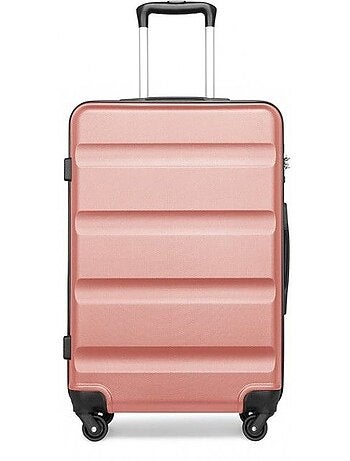 Valise cabine - 55x38x20 cm abs 4 roulettes serrure tsa - kono