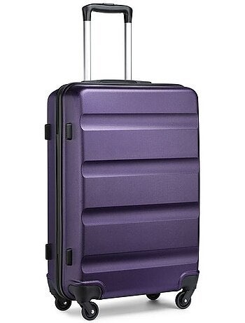 Valise cabine - 55x38x20 cm abs 4 roulettes serrure tsa - kono