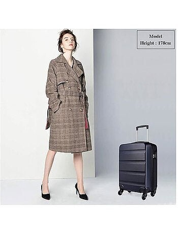 Valise cabine - 55x38x20 cm abs+pc 4 roulettes - kono