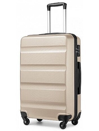 Valise cabine - 55x38x20 cm, rigide abs, 4 roues, serrure tsa - kono