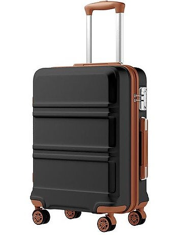 Valise cabine - 55x38x20 cm, rigide abs, 4 roues, serrure tsa - kono