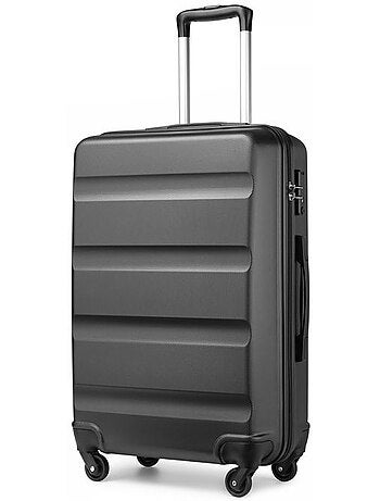 Valise cabine - 55x38x20 cm, rigide abs + pc, 4 roues, serrure à code - kono