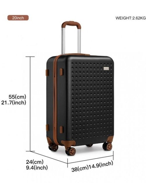 Valise cabine - 55x38x24 cm abs 40 l tsa - kono - Kiabi Valise cabine - 55x38x24 cm abs 40 l tsa - kono - Kiabi