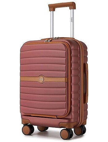 Valise cabine - 55x38x24 cm, rigide abs + pc, 4 roues 360°, serrure tsa - kono