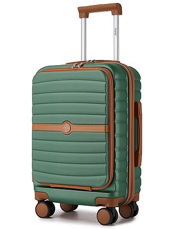 Valise cabine - 55x38x24 cm, rigide abs + pc, 4 roues 360°, serrure tsa - kono