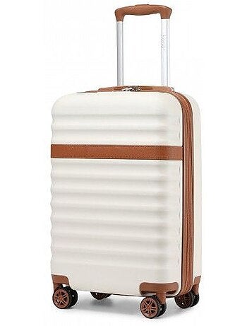 Valise cabine - 55x39x20 cm abs+pc 4 roulettes serrure tsa - kono