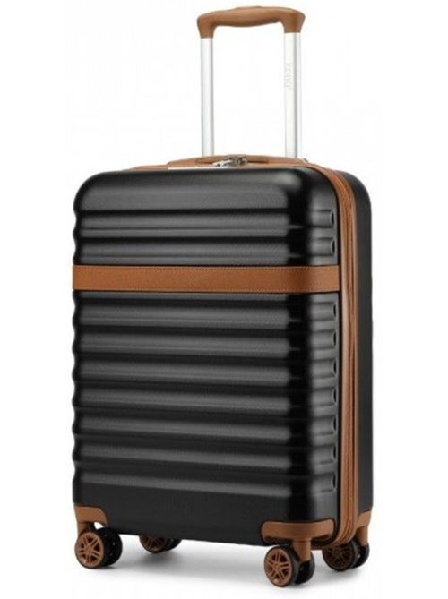 Valise cabine - 55x39x20 cm, rigide abs + pc, 4 roues 360°, serrure tsa - kono - Kiabi Valise cabine - 55x39x20 cm, rigide abs + pc, 4 roues 360°, serrure tsa - kono - Kiabi