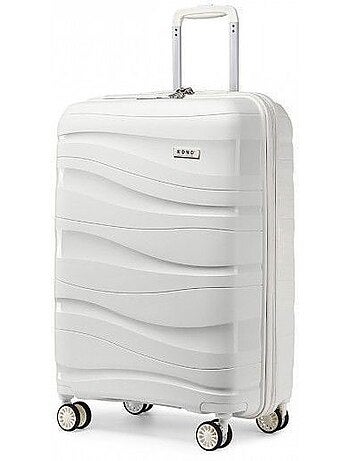 Valise cabine - 55x40x20 cm abs 4 roulettes serrure tsa - kono