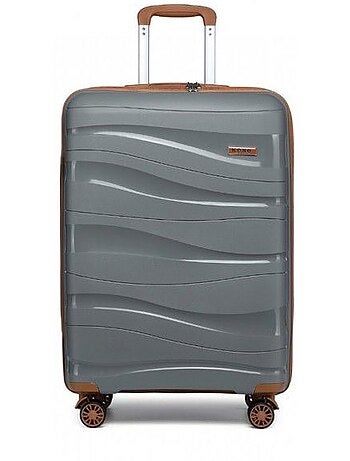 Valise cabine - 55x40x20 cm abs 4 roulettes serrure tsa - kono