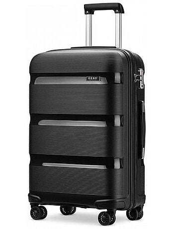 Valise cabine - 55x40x20 cm abs 4 roulettes serrure tsa - kono