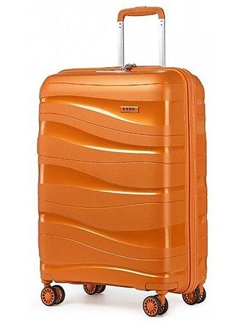 Valise cabine - 55x40x20 cm abs 4 roulettes serrure tsa - kono