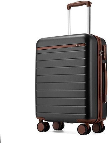 Valise cabine - 55x40x20 cm, abs + pc, 4 roues 360° - kono