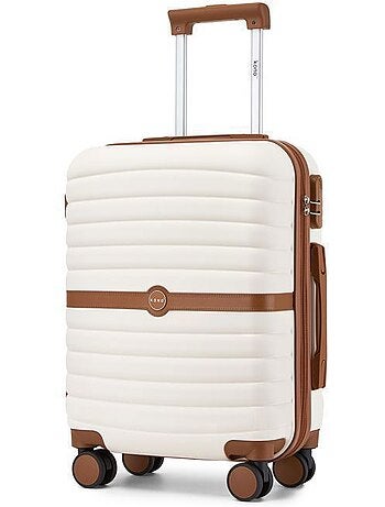 Valise cabine - 55x40x20 cm abs+pc 4 roulettes serrure tsa - kono