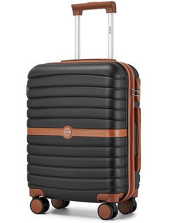 Valise cabine - 55x40x20 cm abs+pc 4 roulettes serrure tsa - kono