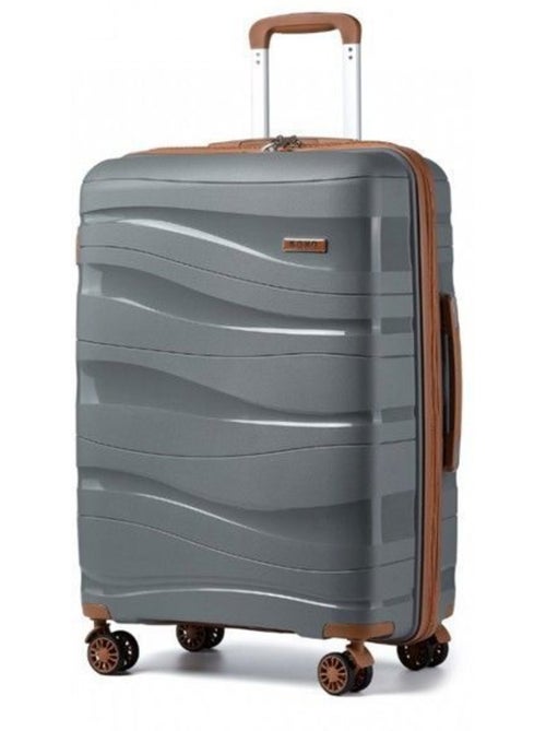 Valise cabine - 55x40x20 cm polypropylène 4 roulettes serrure tsa - kono - Kiabi